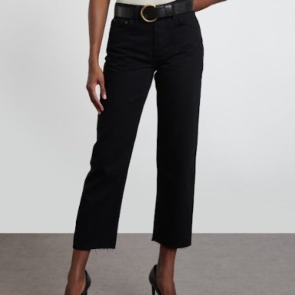 Tommy Straight Leg Jeans, Black - Picture 2 of 3